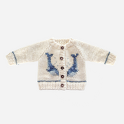 Whale Cardigan Sweater