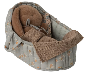 Carry cot, Large - Blue | Maileg