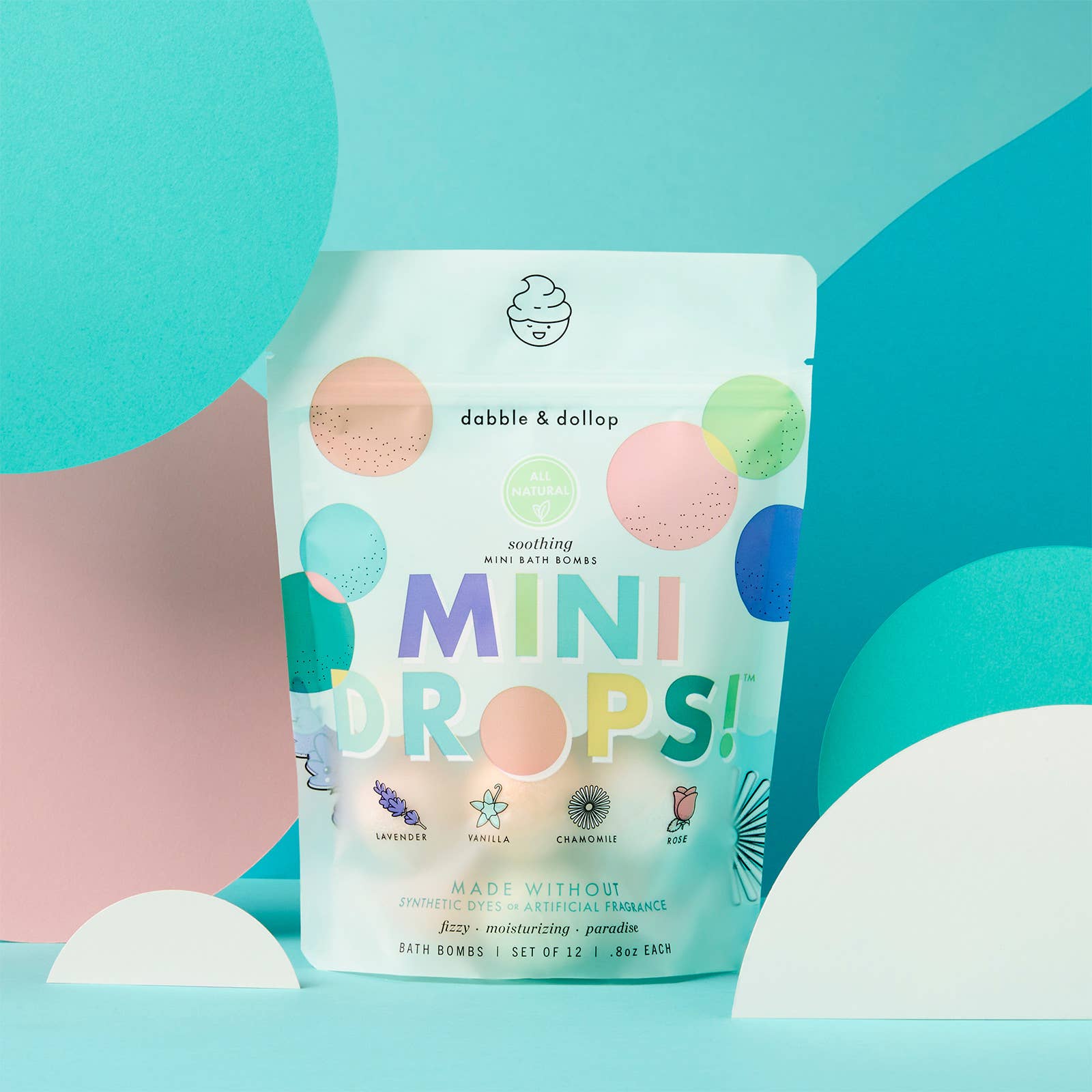 Dabble & Dollop® Baby Mini Drops® Bath Bombs - Soothing