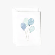 Blue Balloons Mini Enclosure Card