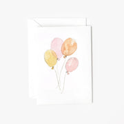 Pink Balloons Mini Enclosure Card