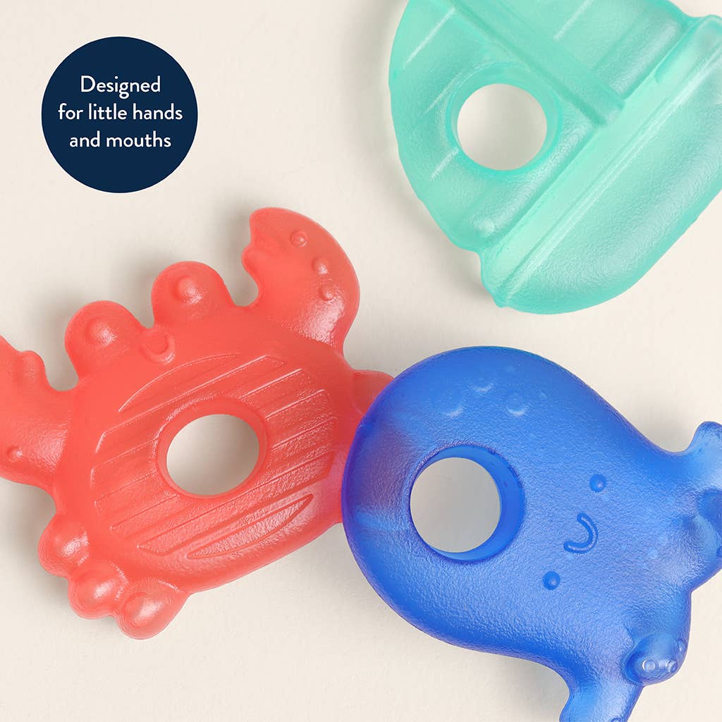 Nautical Cutie Coolers™ Soothing water-filled teethers