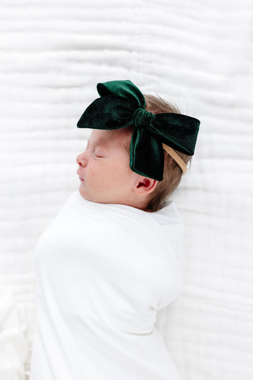 Velvet Bow - Pine