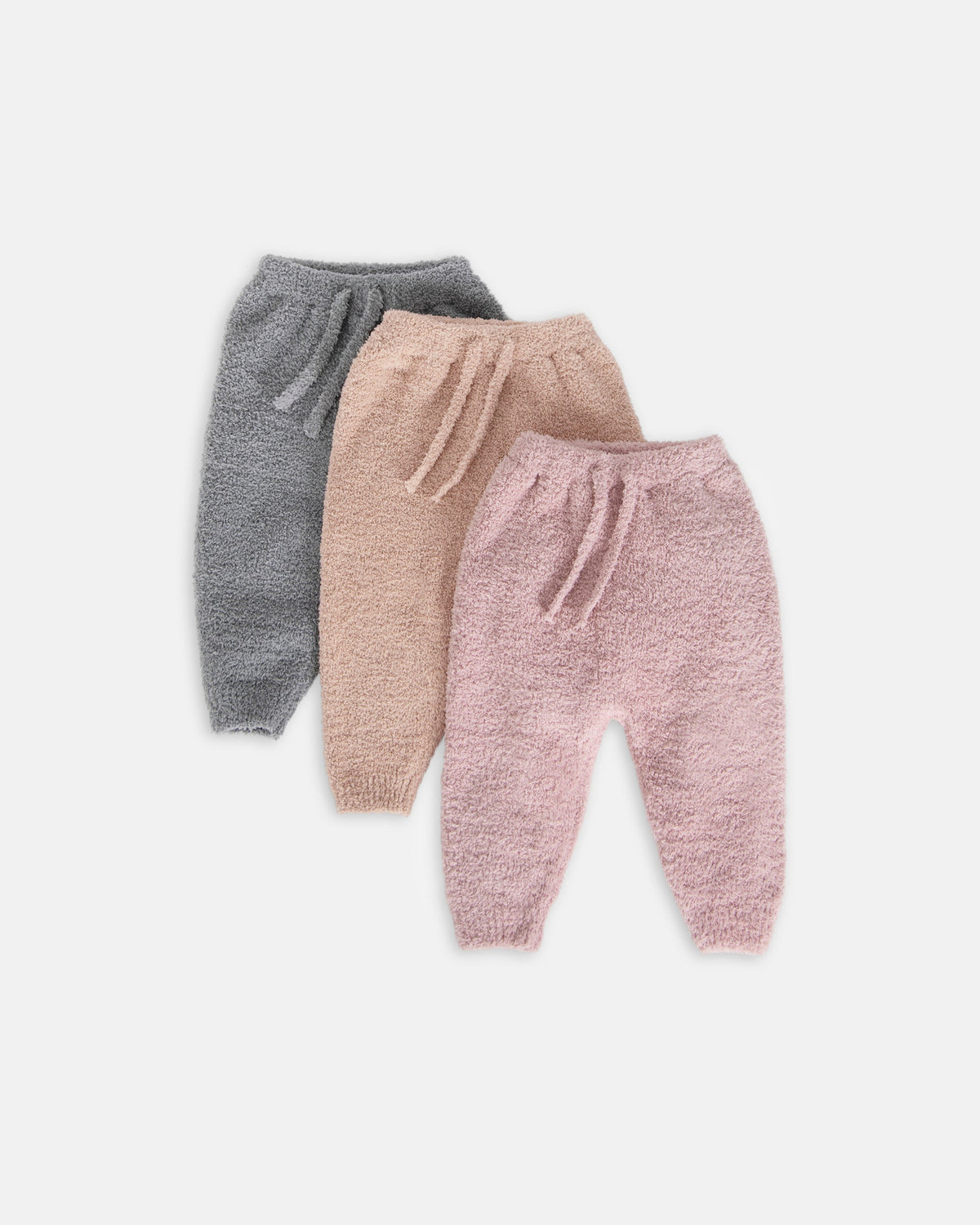 Fuzzy Lounge Pants - Ash Rose