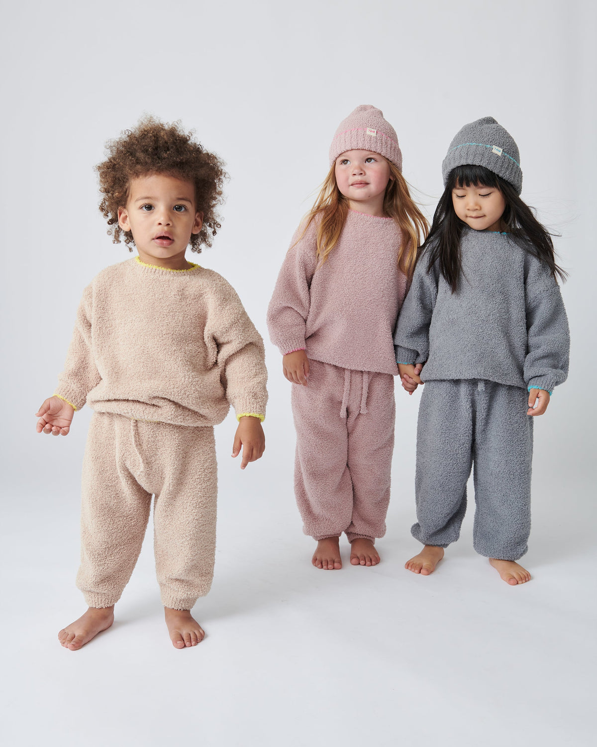 Fuzzy Boxy Sweater - Ash Rose
