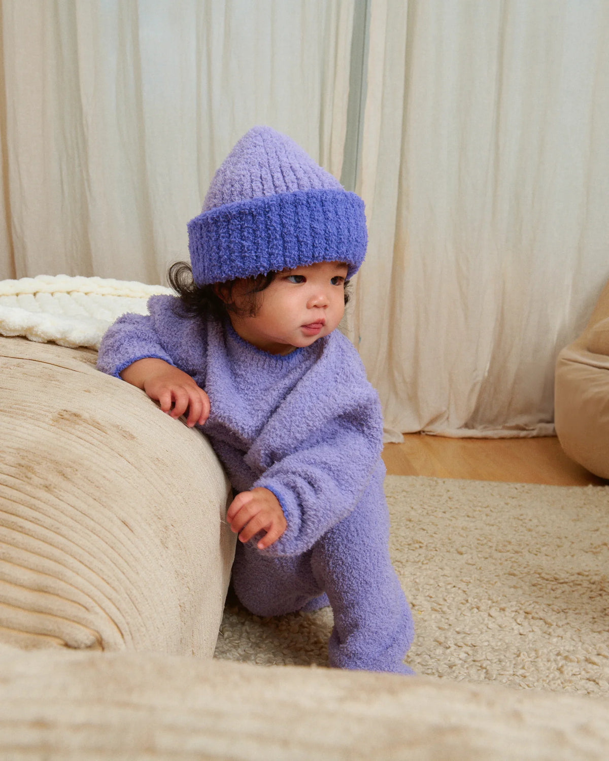 Fuzzy Lounge Pants - Taro