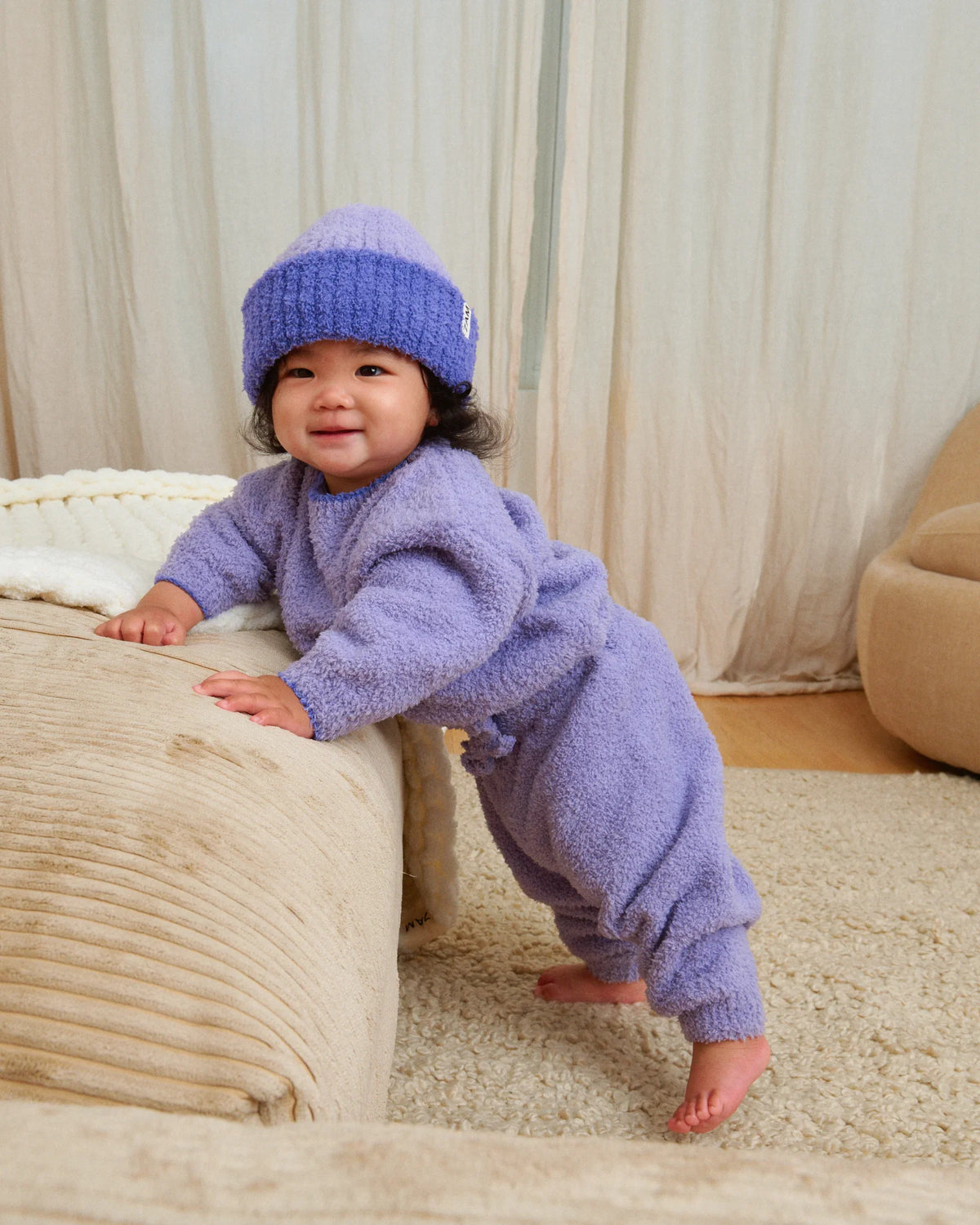 Fuzzy Lounge Pants - Taro