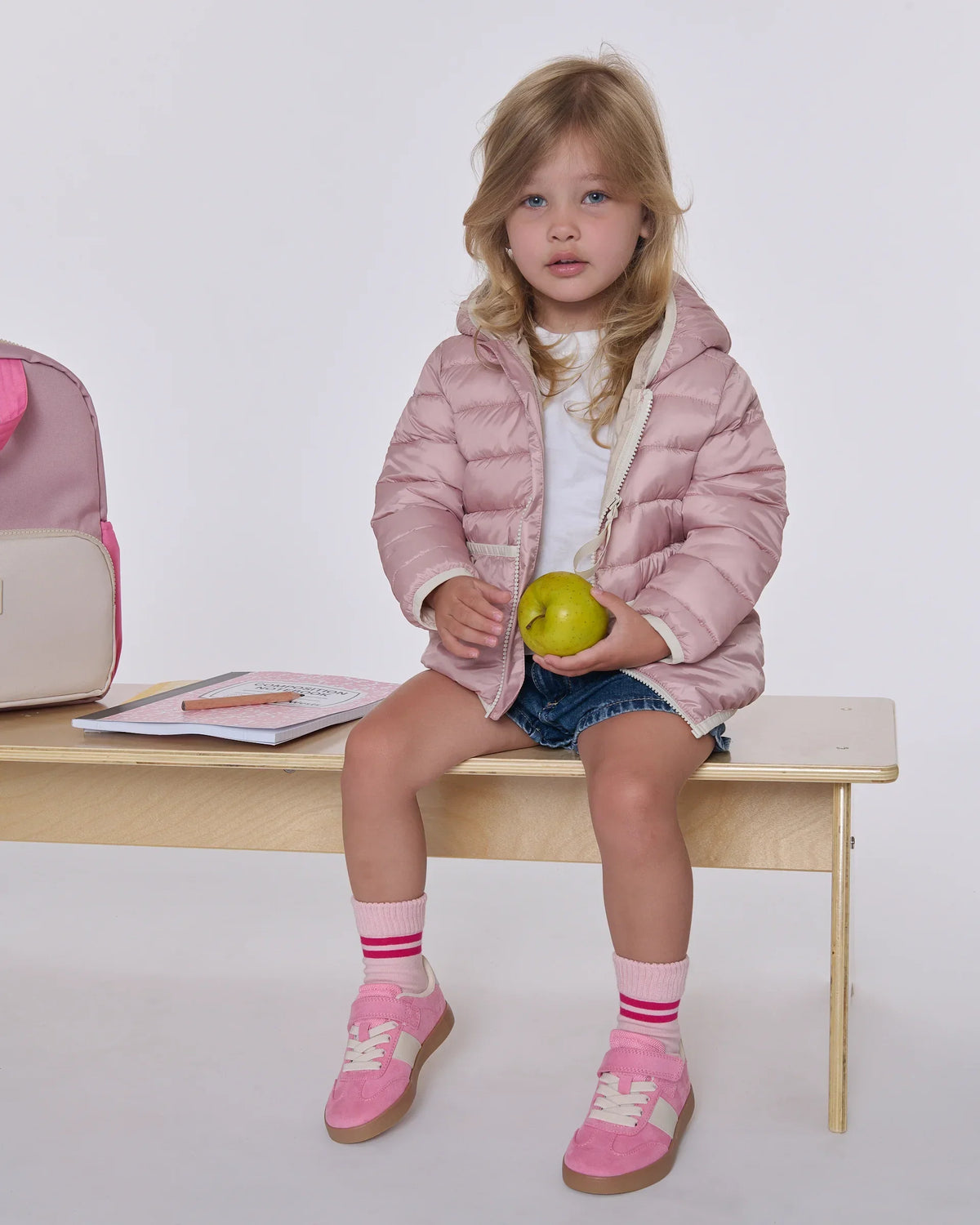 Compact Roll Me Puffer - Ash Rose