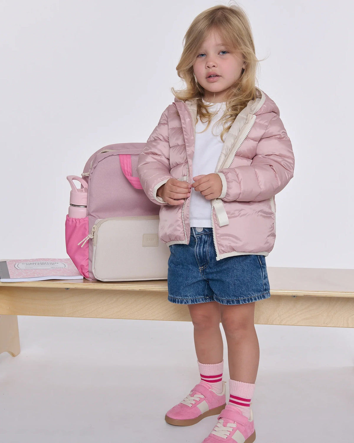 Compact Roll Me Puffer - Ash Rose
