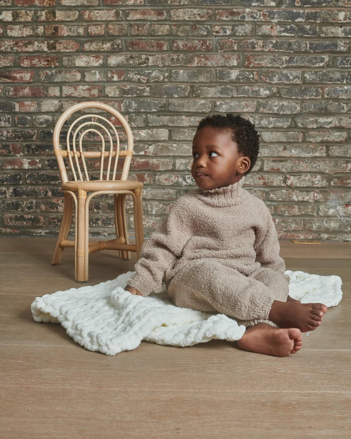 Fuzzy Lounge Pants - Taupe