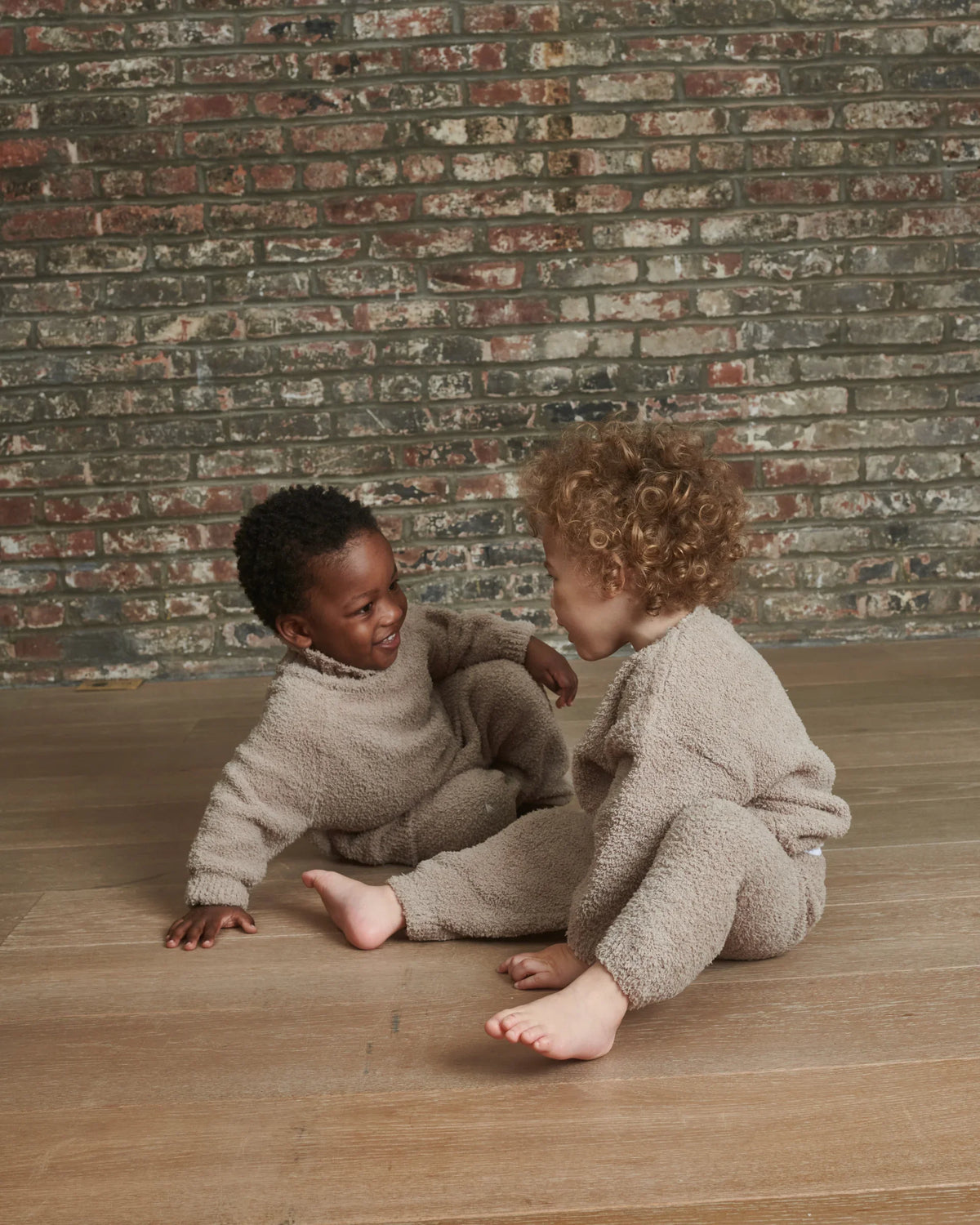 Fuzzy Lounge Pants - Taupe