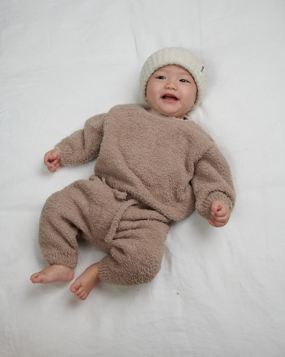 Fuzzy Lounge Pants - Taupe