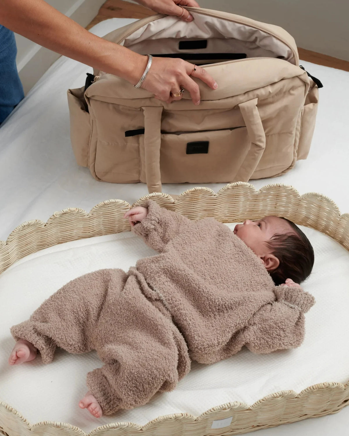 Fuzzy Boxy Sweater - Taupe