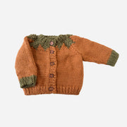 Pumpkin Cardigan Sweater