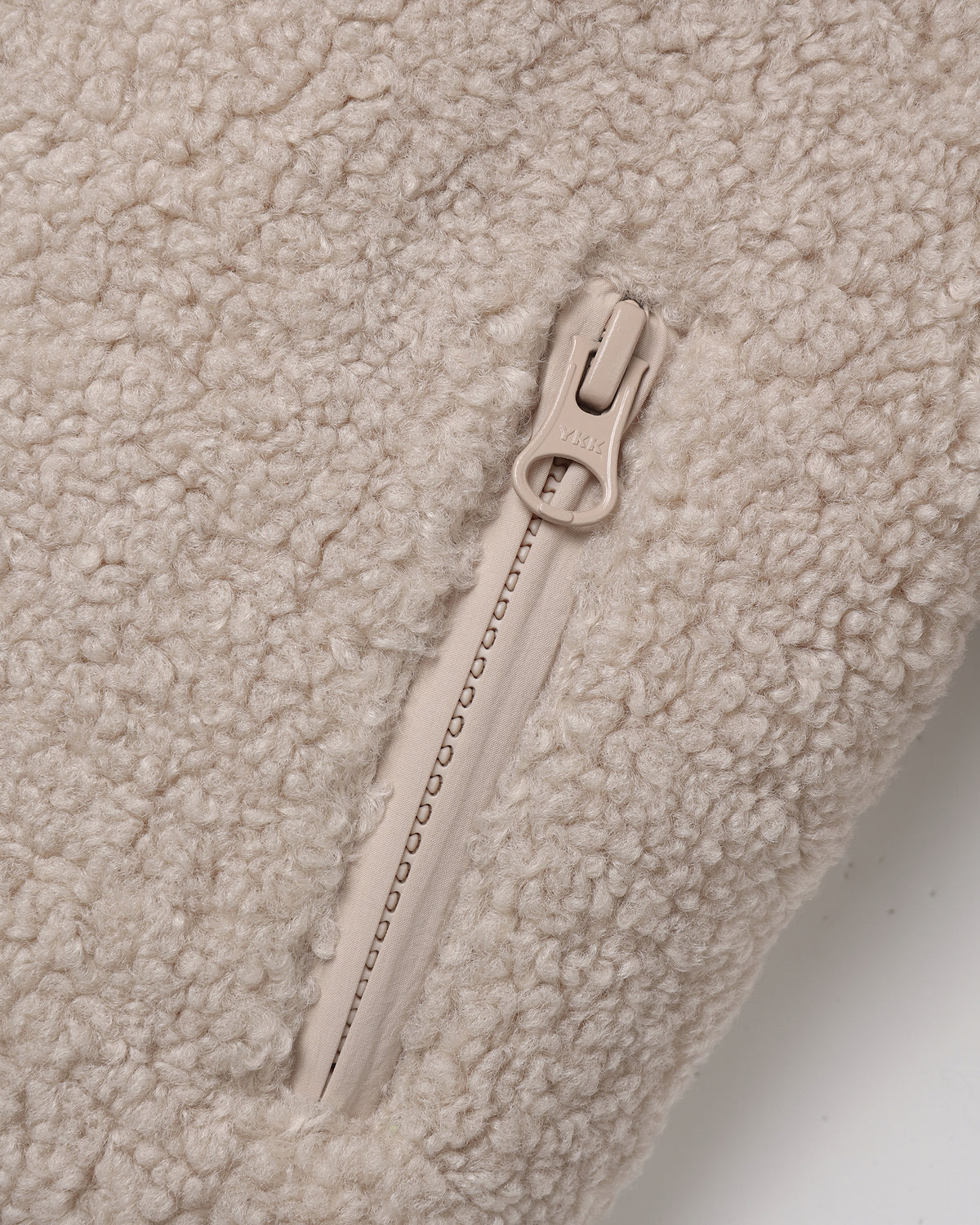 Shearling Zip Jacket || Rose Water