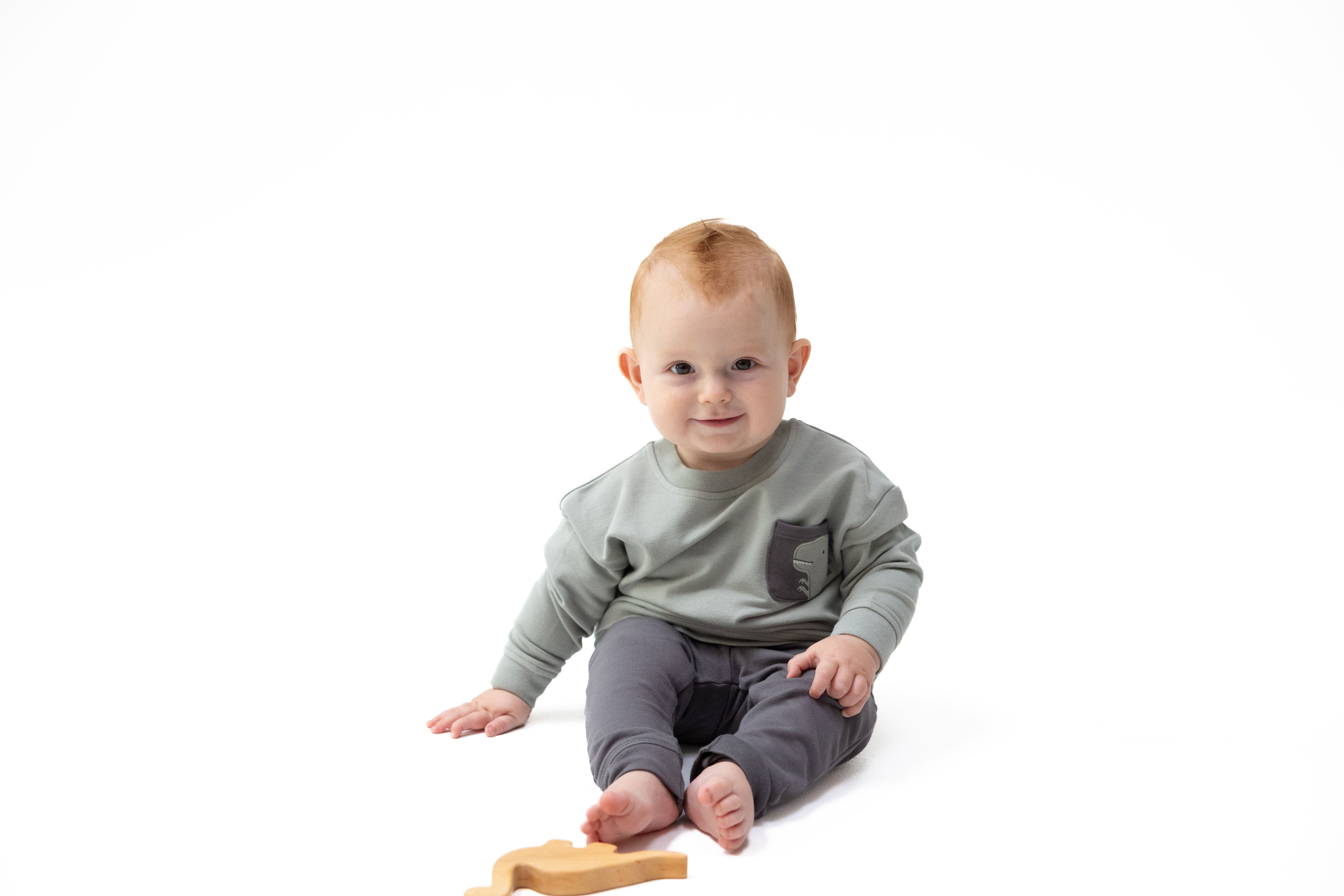 Dinos French Terry - Drop Sleeve Sweatshirt