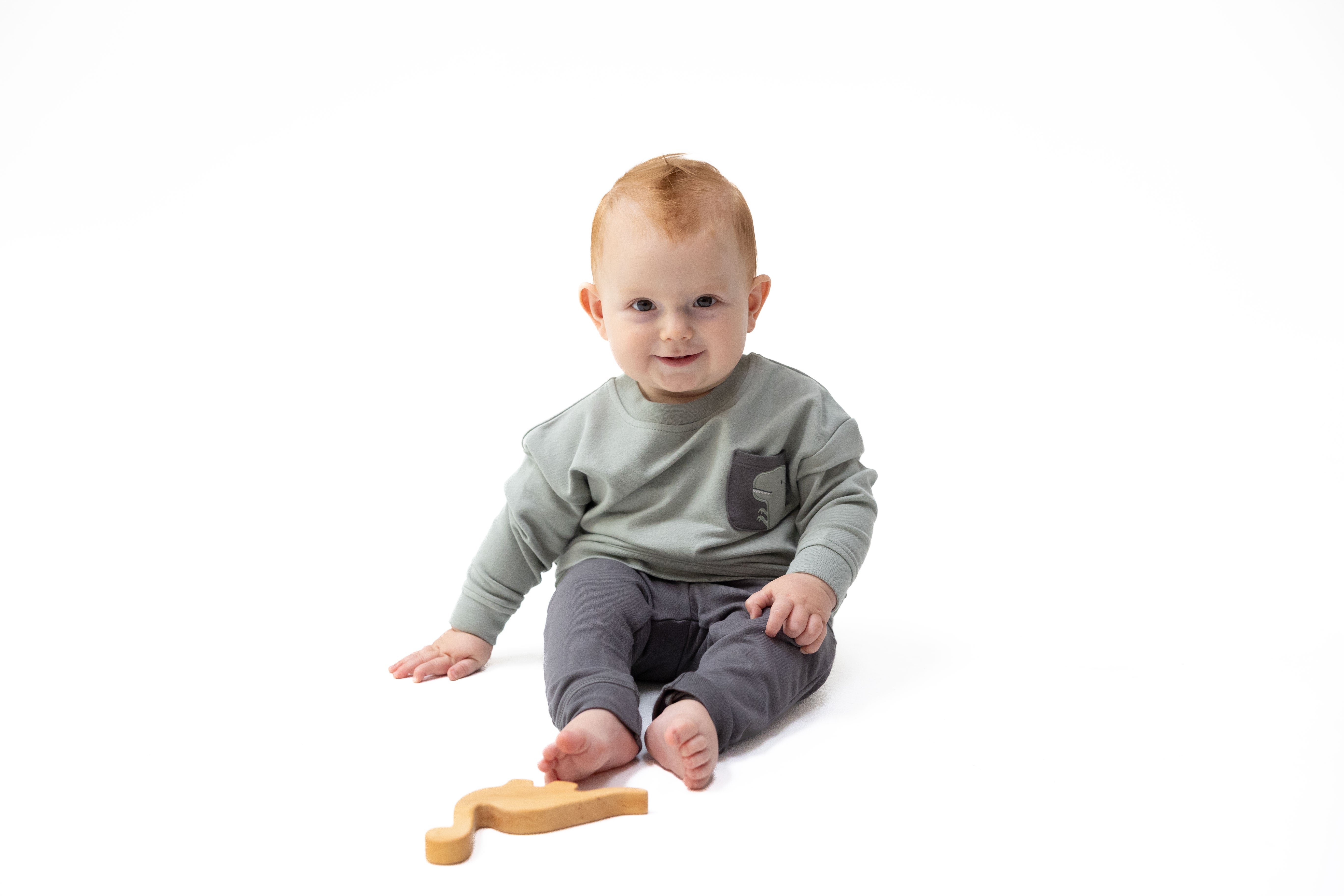 Dinos French Terry - Drop Sleeve Sweatshirt