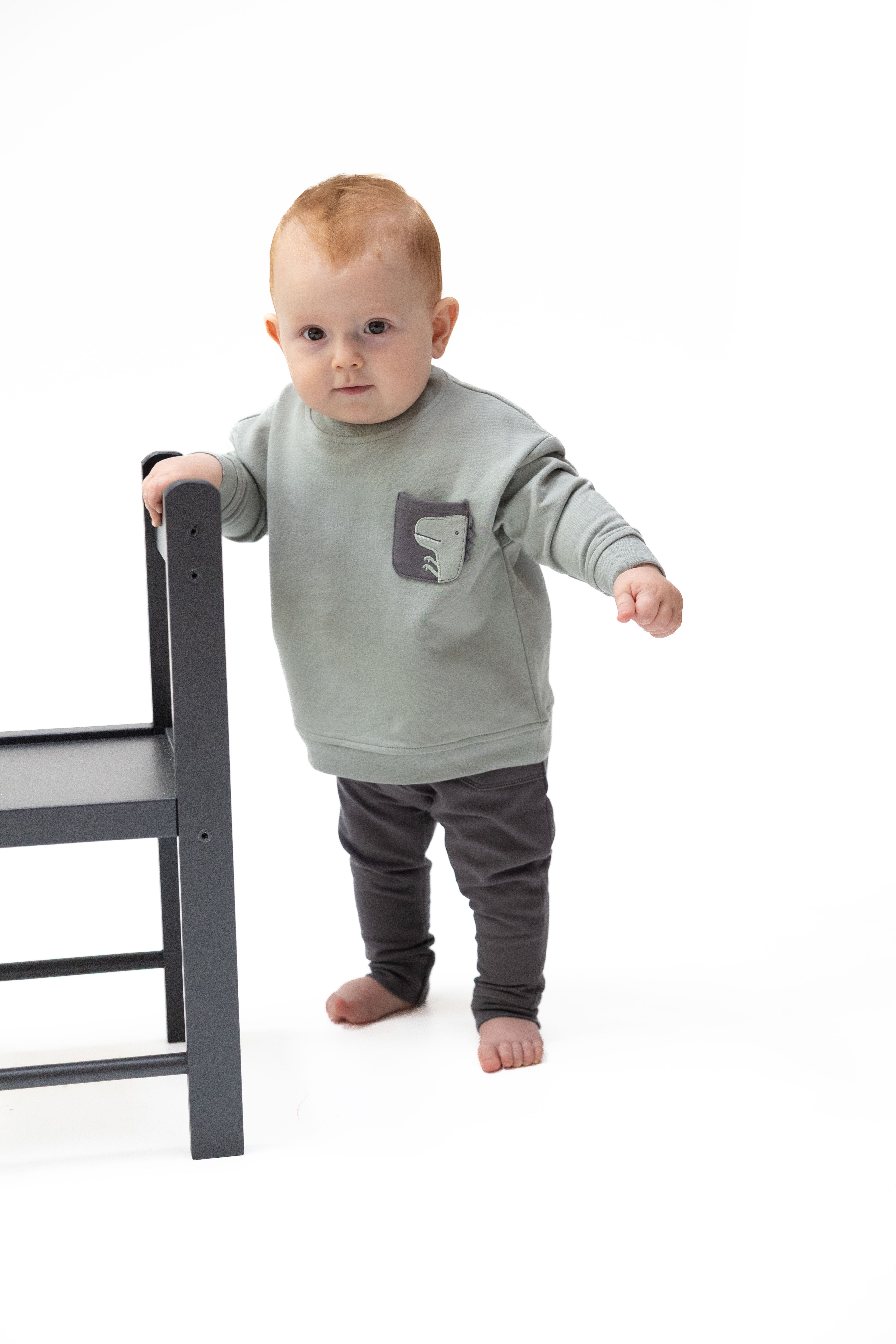 Dinos French Terry - Drop Sleeve Sweatshirt