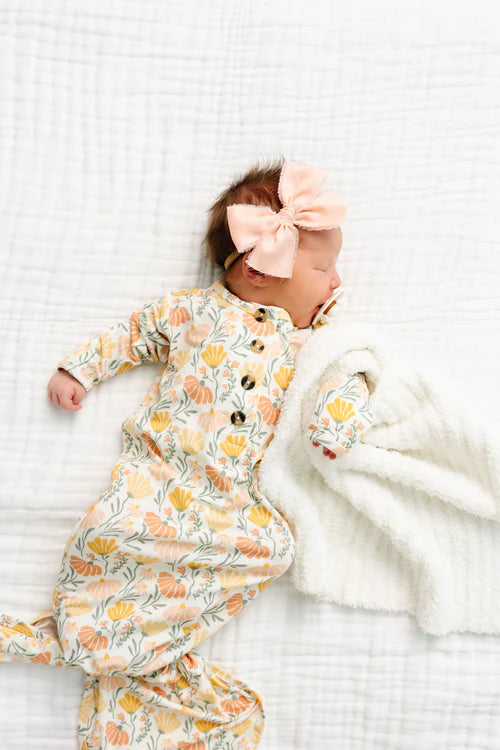 Chenille Blanket - White