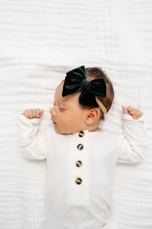 Velvet Bow - Pine