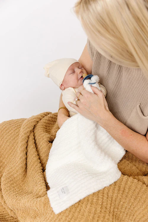 Chenille Blanket - White