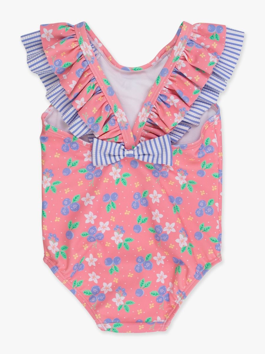 Bow V-back One Piece Swimsuit