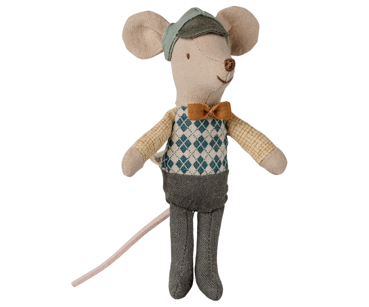 Driver Mouse, Little Brother | Maileg