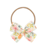 Chiffon Bow - Floral Headband