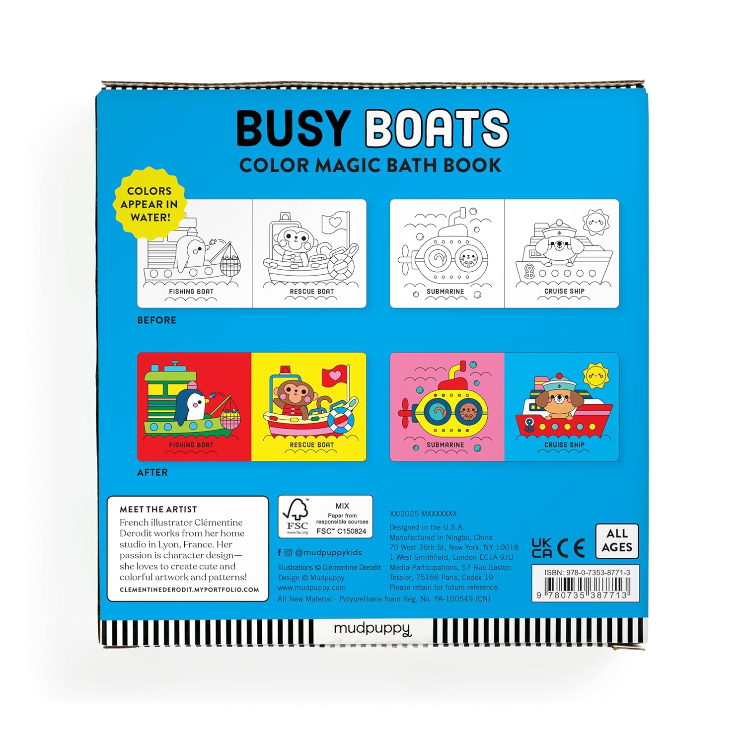 Bath Book Busy Boats