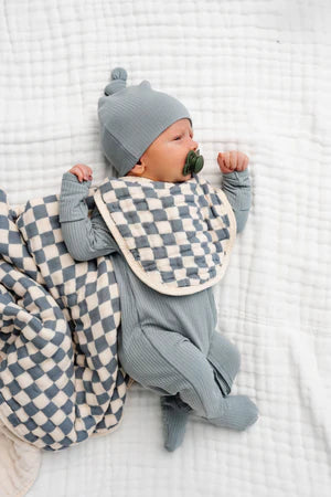 Cloud Muslin™ Bib 2 Pack - Miles/Cream