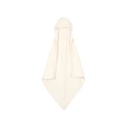 Infant Hooded Bath Towel - Cream