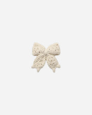 Crochet Bow || Natural