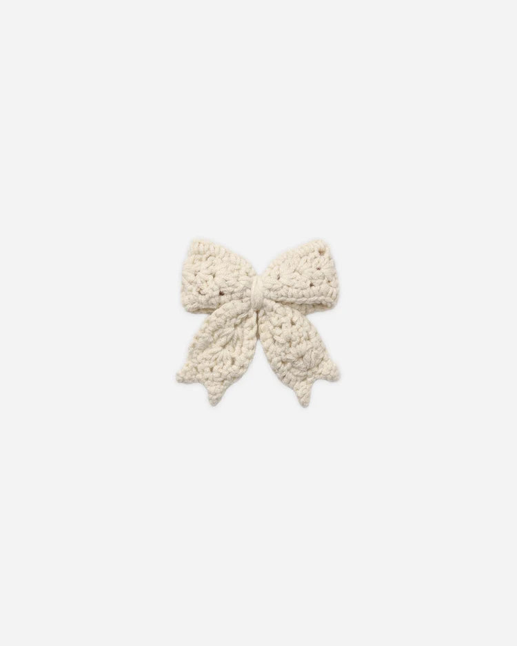 Crochet Bow || Natural