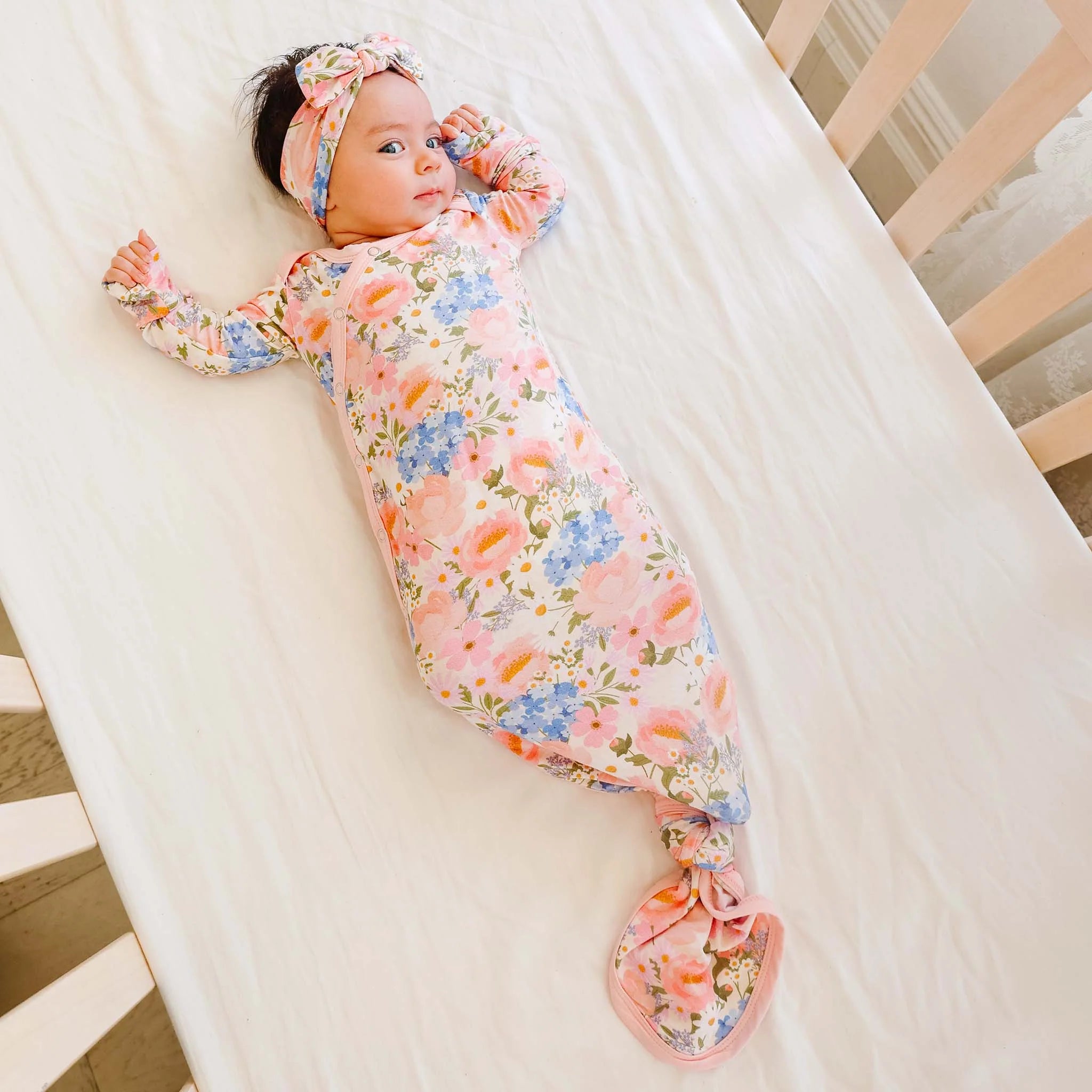 Penelope Newborn Knotted Gown