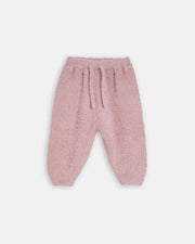 Fuzzy Lounge Pants - Ash Rose