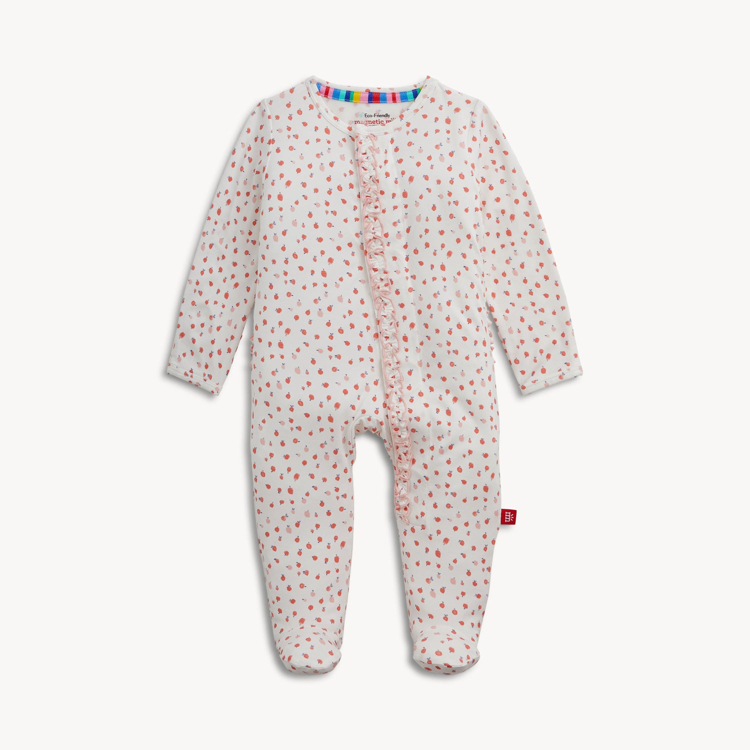 Apple Blossom Modal Magnetic Ruffle Footie