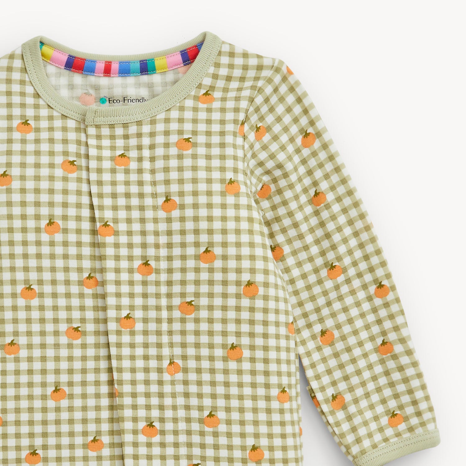 Pumpkin Plaid Modal Magnetic Footie