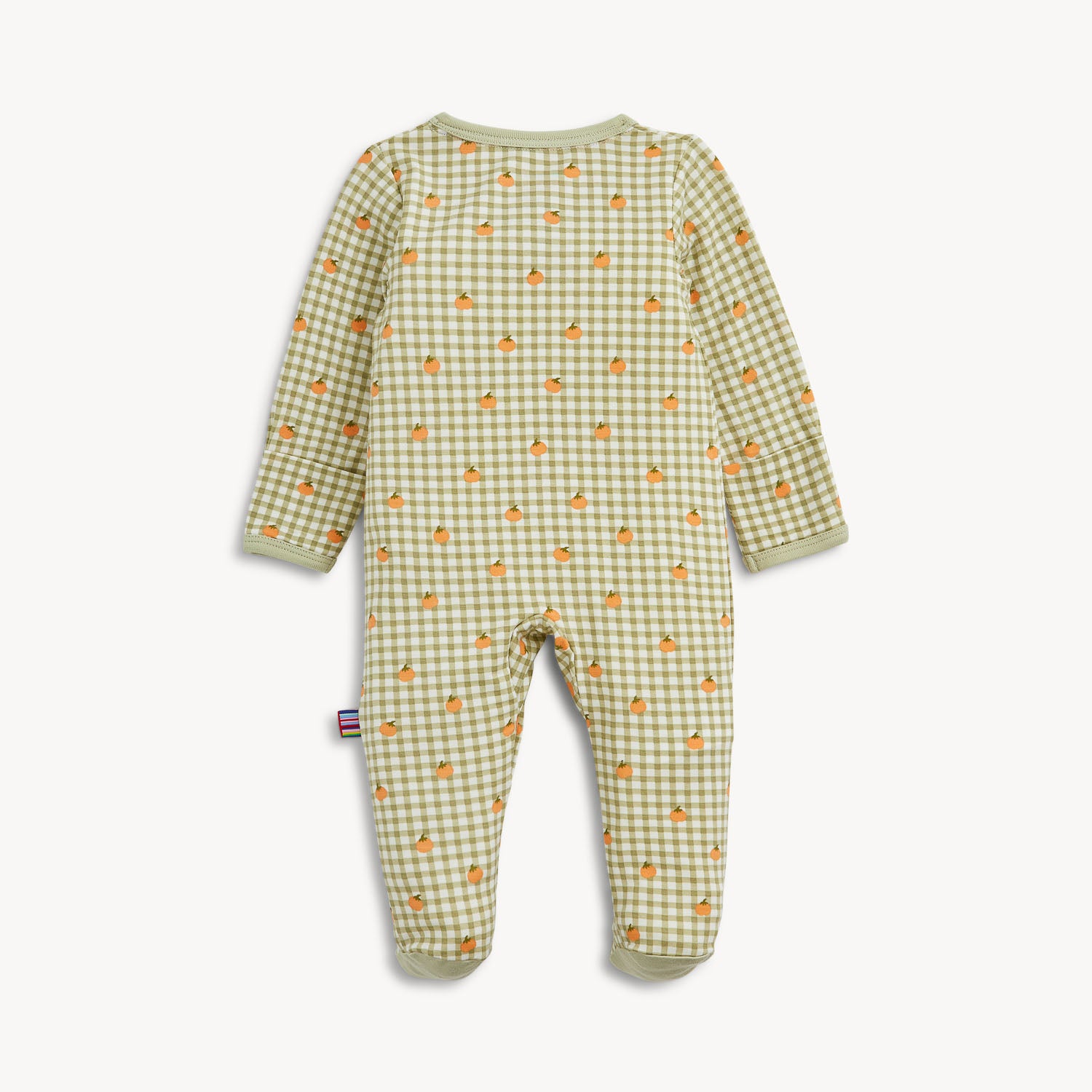 Pumpkin Plaid Modal Magnetic Footie