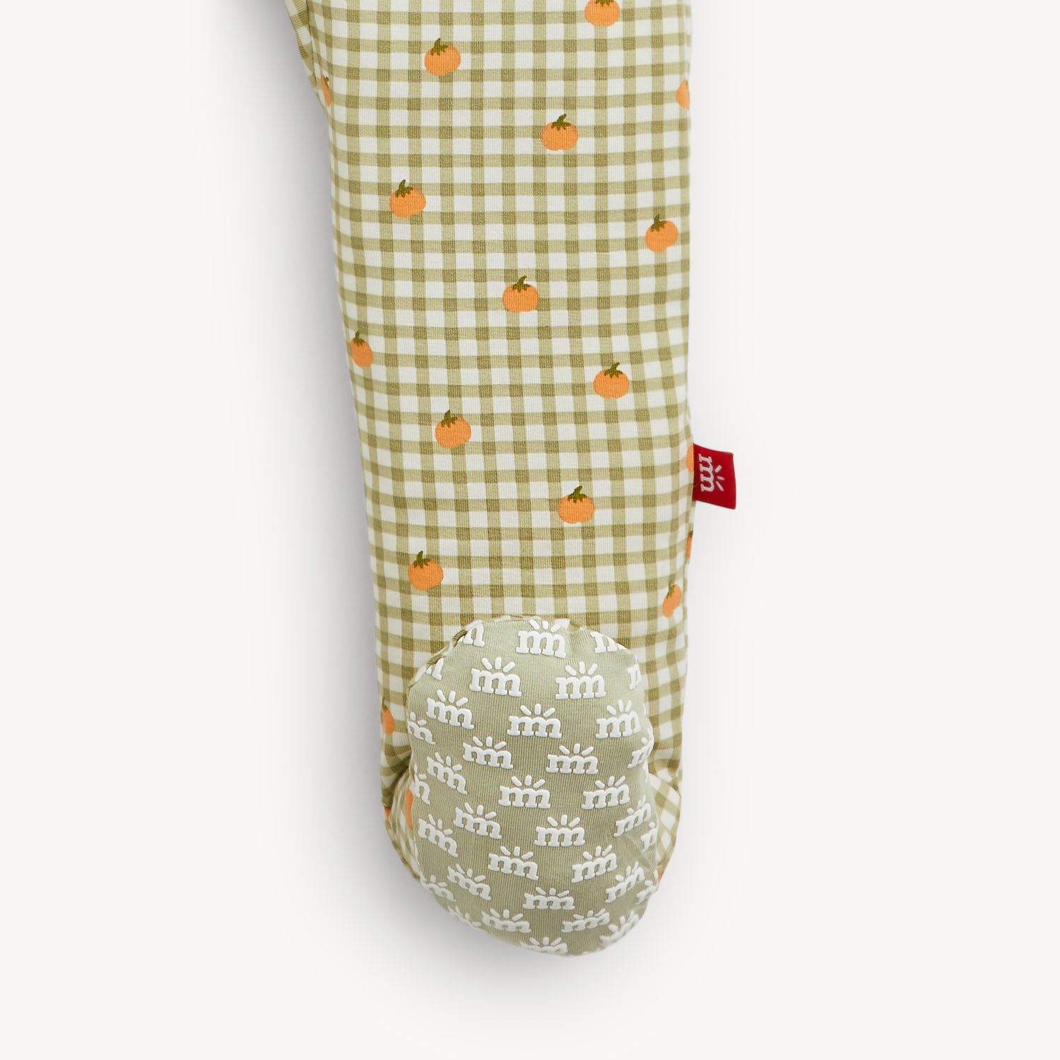 Pumpkin Plaid Modal Magnetic Footie