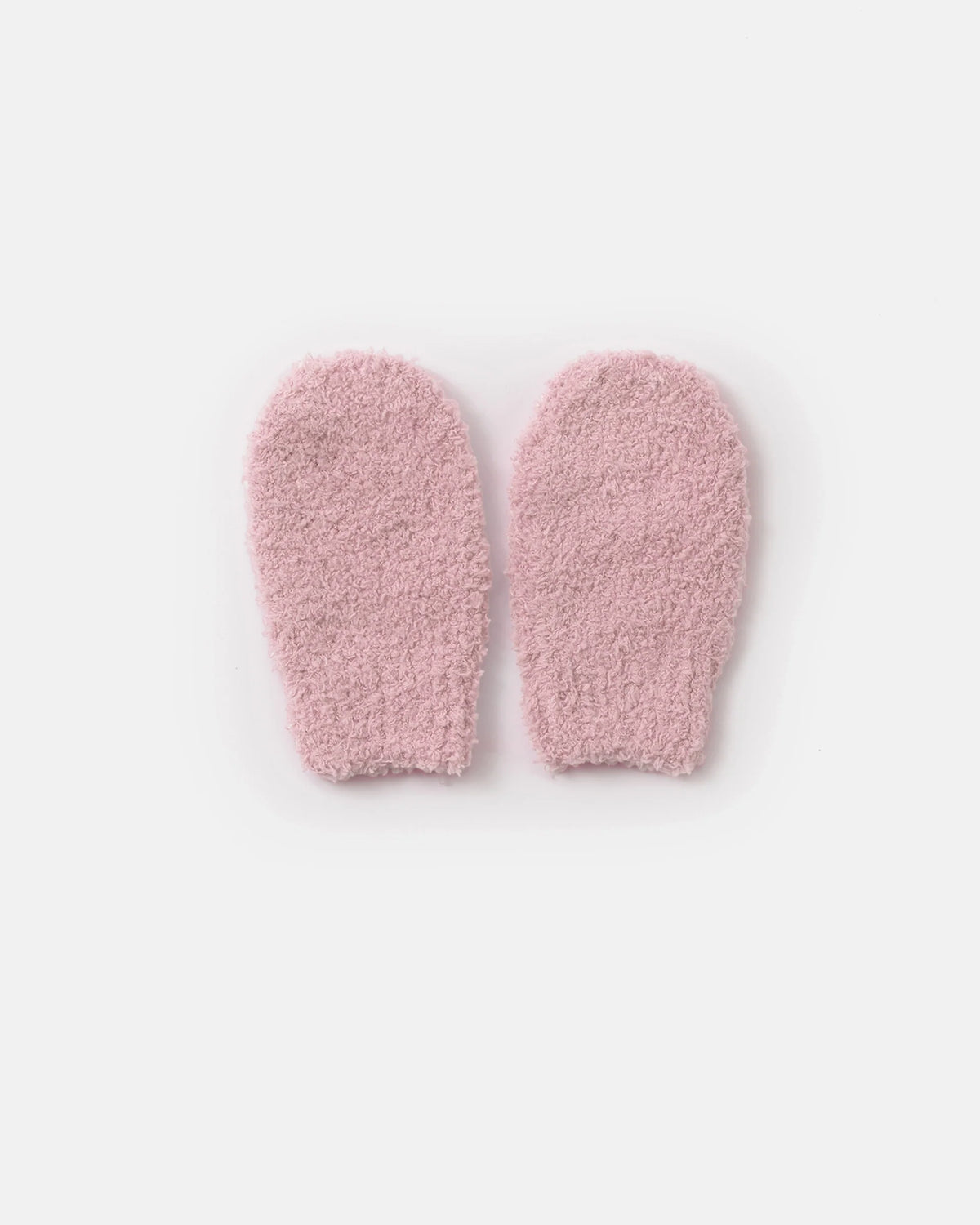 Fuzzy Mittens - Ash Rose