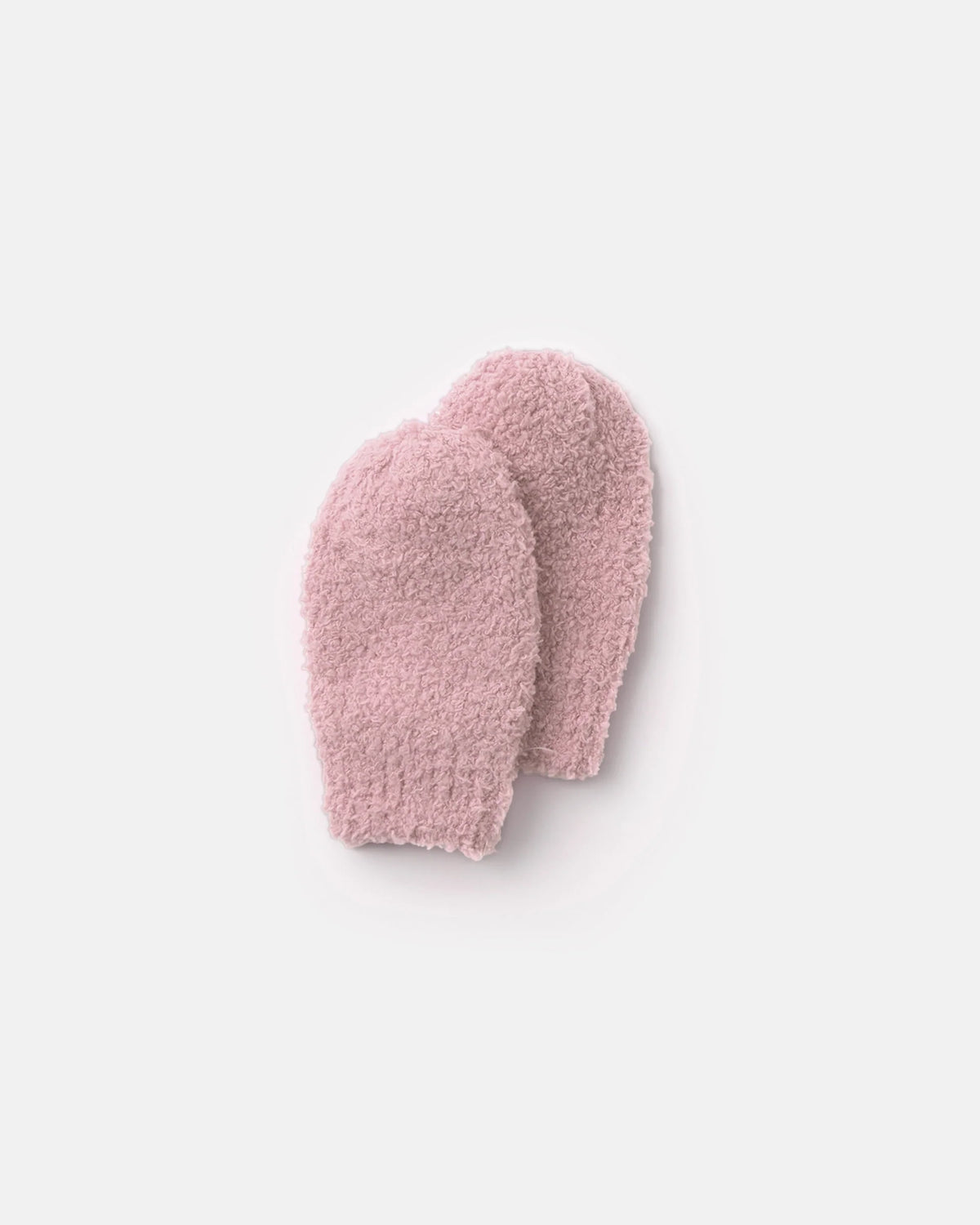 Fuzzy Mittens - Ash Rose