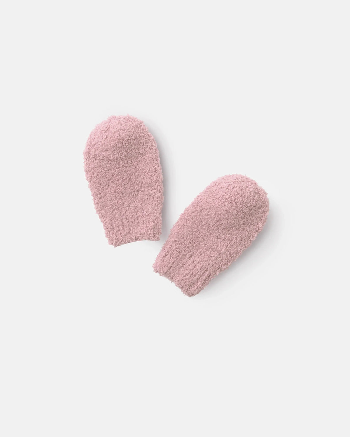 Fuzzy Mittens - Ash Rose