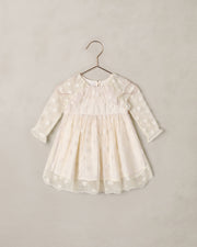 Celine Dress - Embroidered Daisy