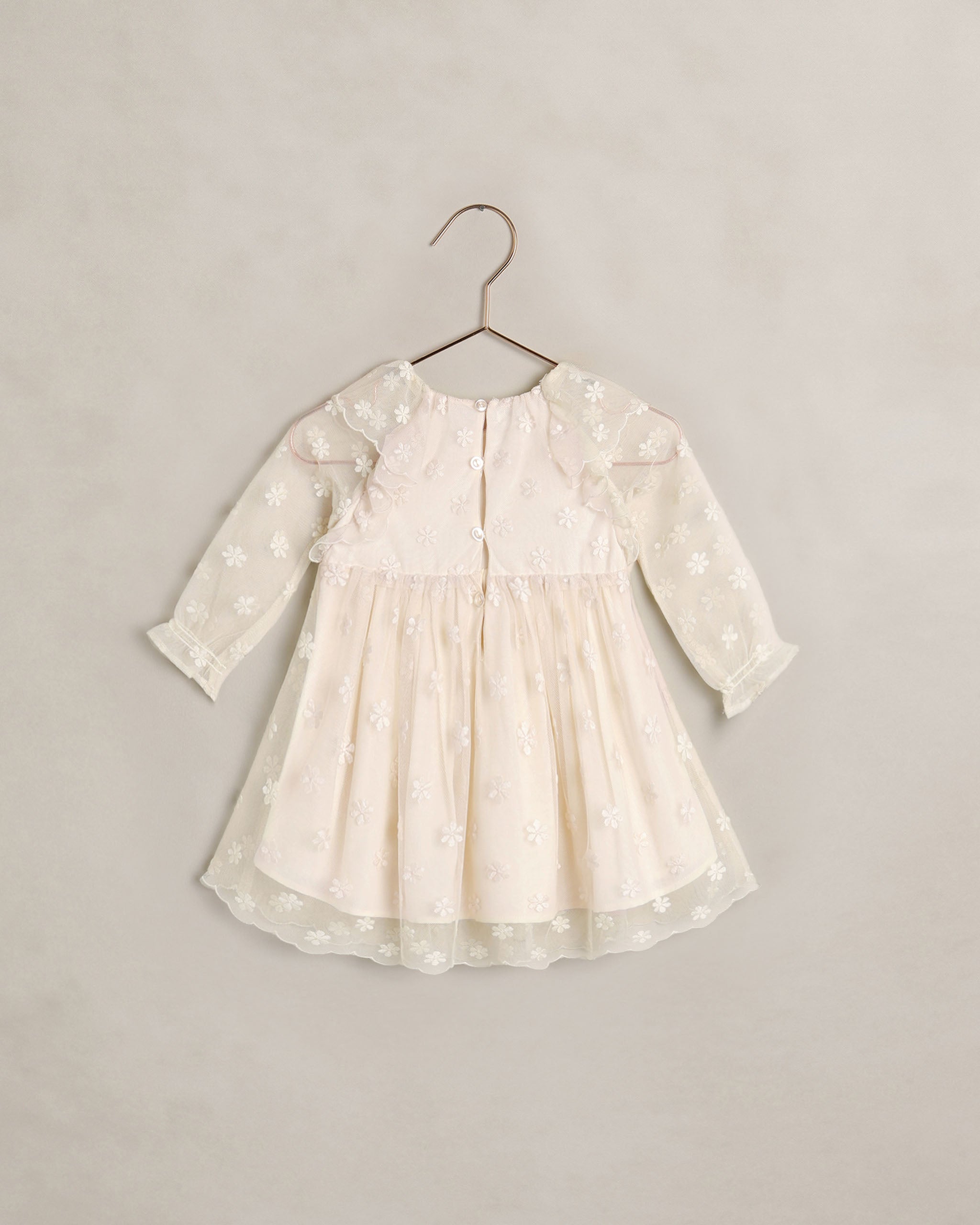 Celine Dress - Embroidered Daisy