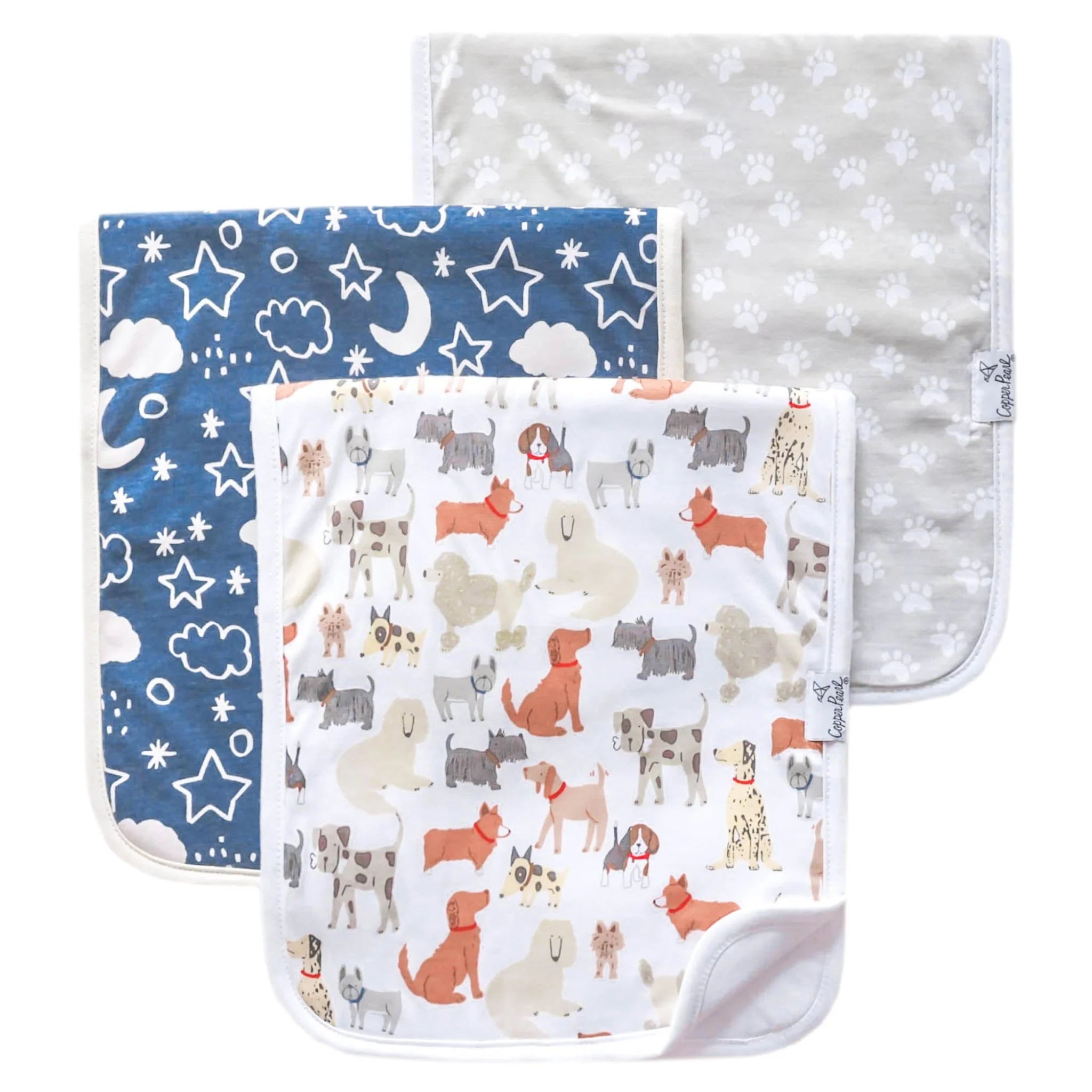 Rufus Burp Cloth Set (3-Pack)