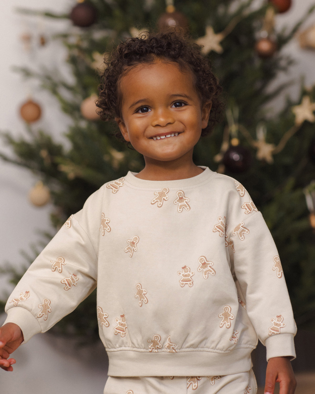 Relaxed Fleece Sweatshirt || Gingerbread