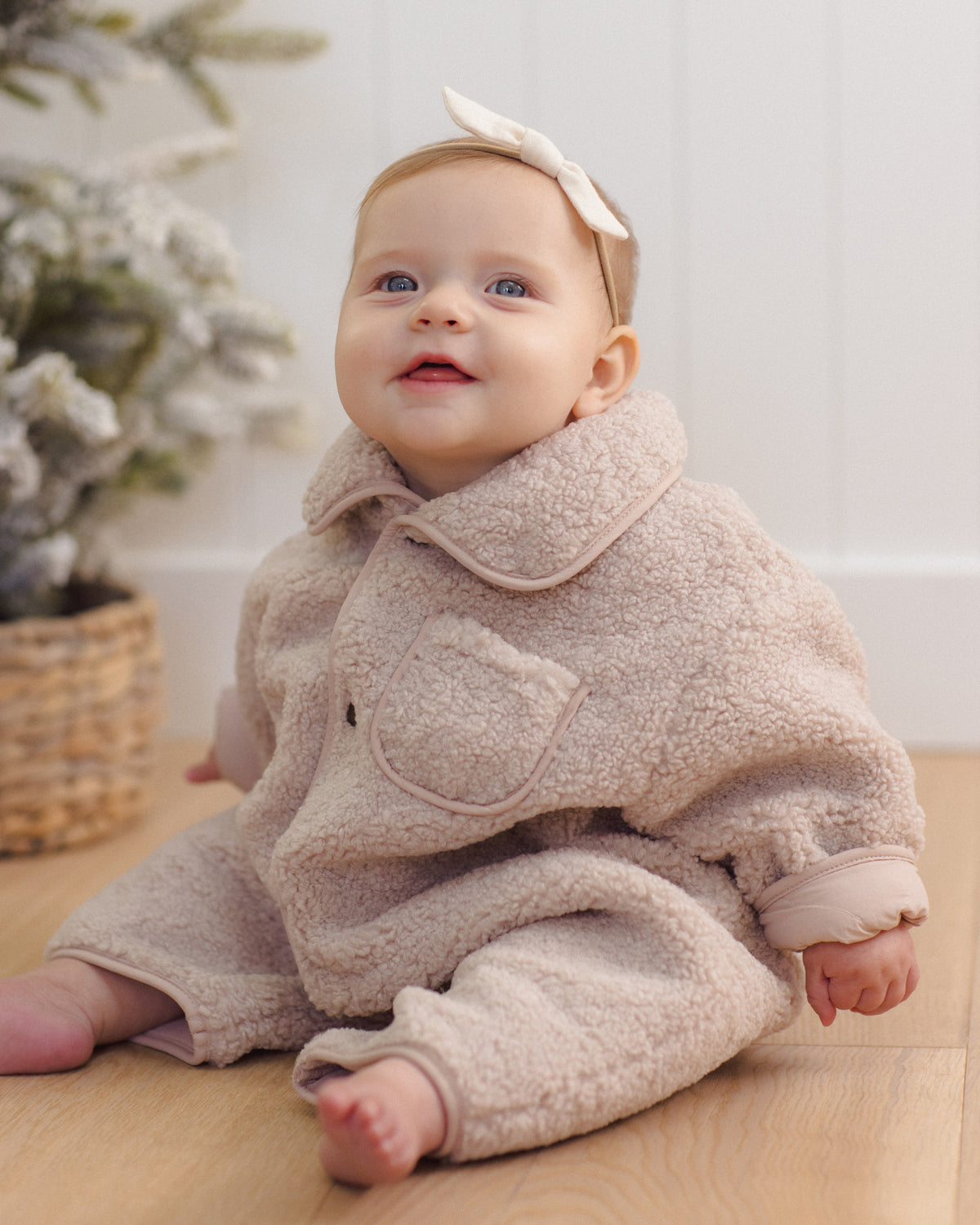 Shearling Jumpsuit || Rose Water
