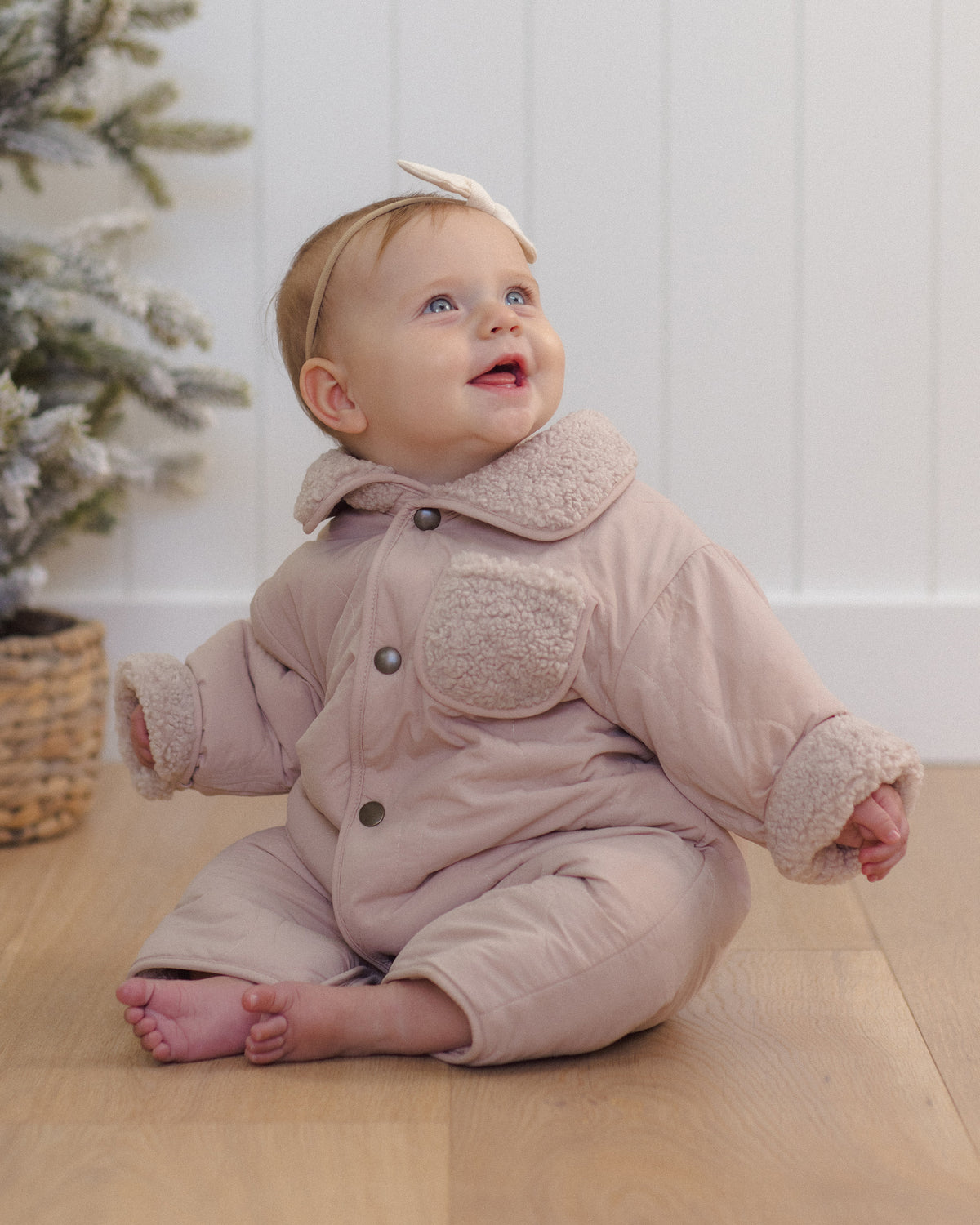 Shearling Jumpsuit || Rose Water