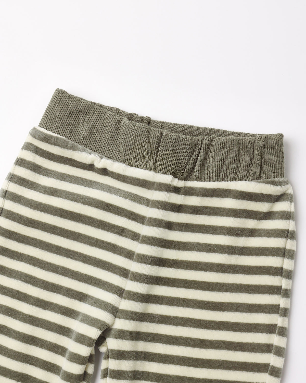 Velour Relaxed Sweatpant || Spruce Stripe