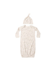 Bamboo Baby Gown + Hat Set || Bloom